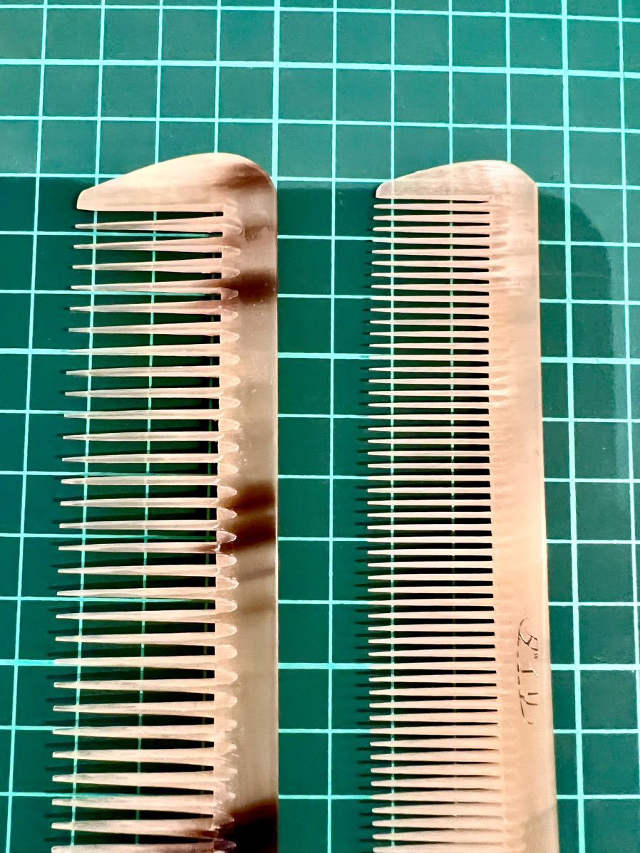 水牛の角 別作 ヘアカットコーム 理容道具 希少 水牛の角 別作 ヘア