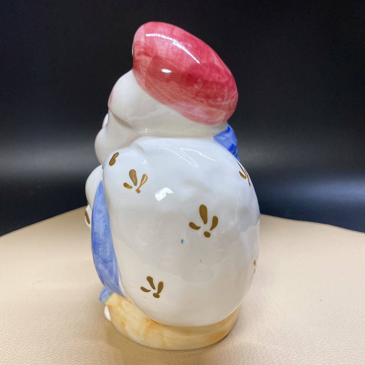 加藤工芸 七福神 豚 ブタ 貯金箱 大黒天 開運 陶器 縁起物 激レア