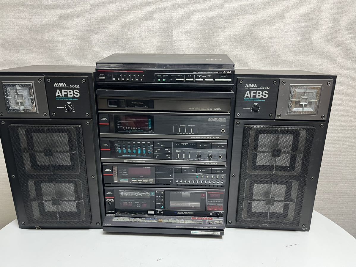 コンポ LX-12 BX-12 GX-12 TX-8 FX-W12 SX-E12 システムコンポ アイワ