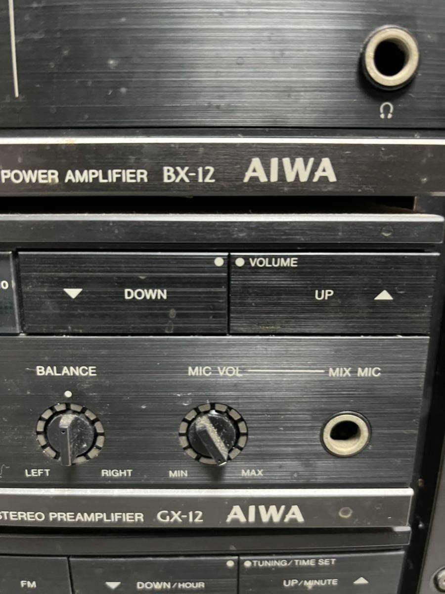 コンポ LX-12 BX-12 GX-12 TX-8 FX-W12 SX-E12 システムコンポ アイワ