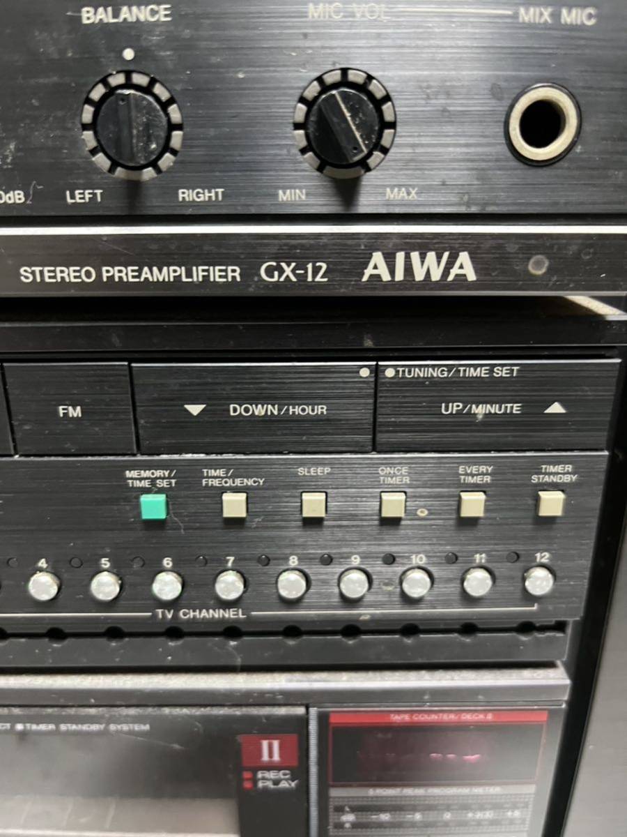 コンポ LX-12 BX-12 GX-12 TX-8 FX-W12 SX-E12 システムコンポ アイワ