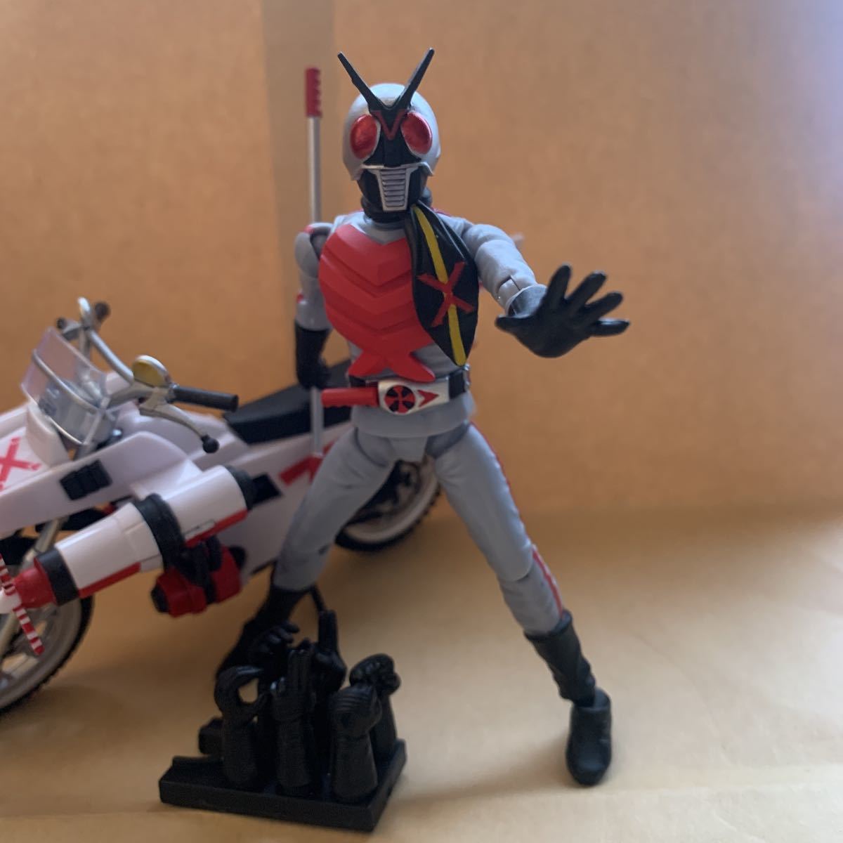 掌動駆 仮面ライダーX & クルーザーセット 仮面ライダーエックス 食玩 