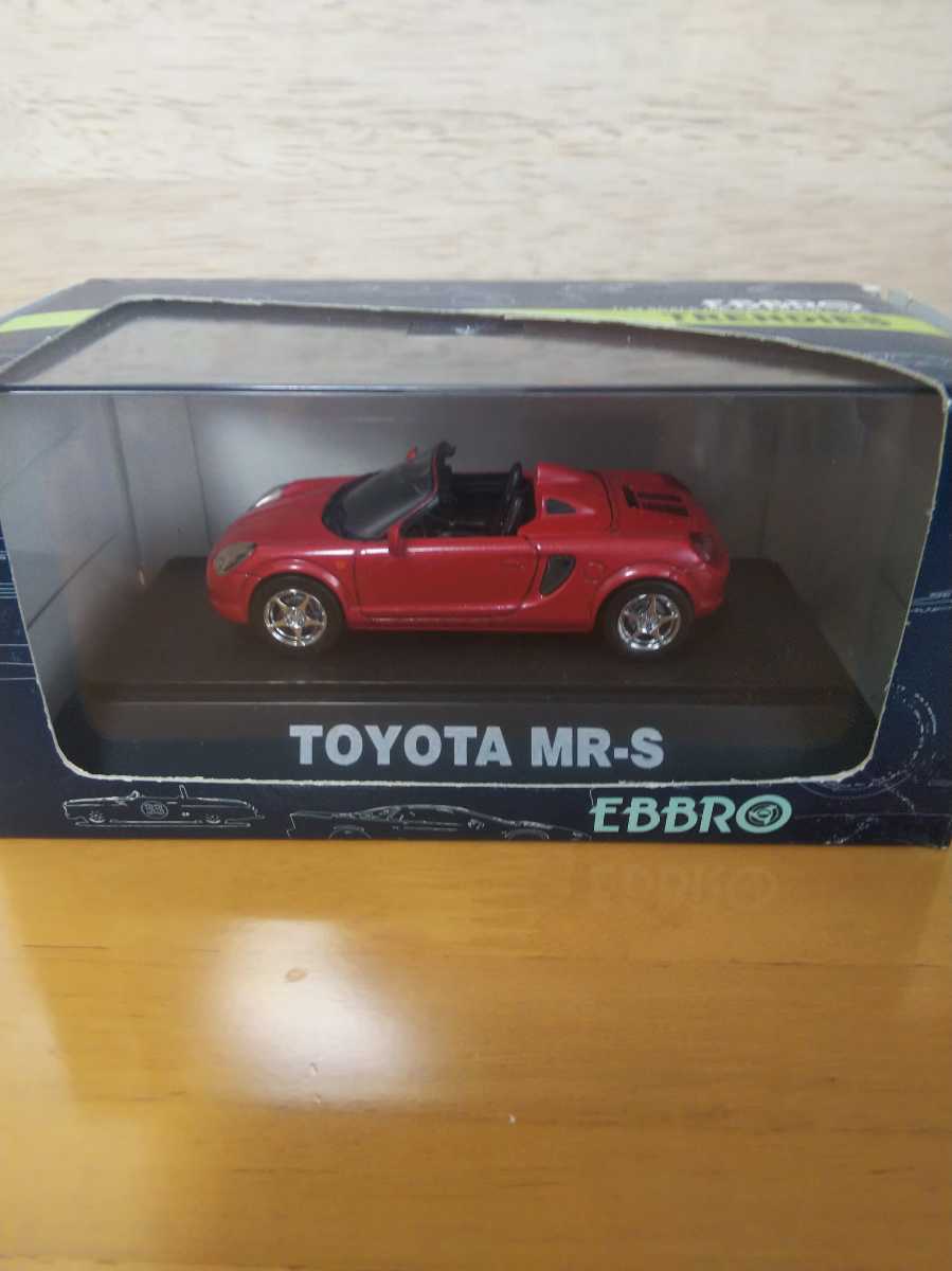 TOYOTA MR―S Metallic Red EBBR 1/43 トヨタ エムアール エス 【赤】