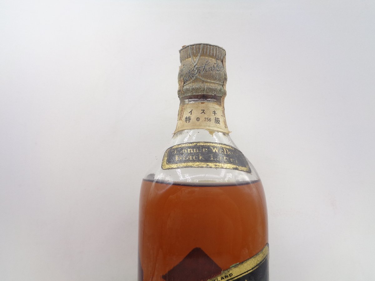 JOHNNIE WALKER BLACK LABEL ジョニー ウォーカー 黒ラベル 金キャップ