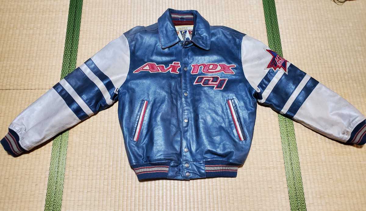 AVIREX スタジャン アヴィレックス VARSITY スタジャンの通販 - 革 