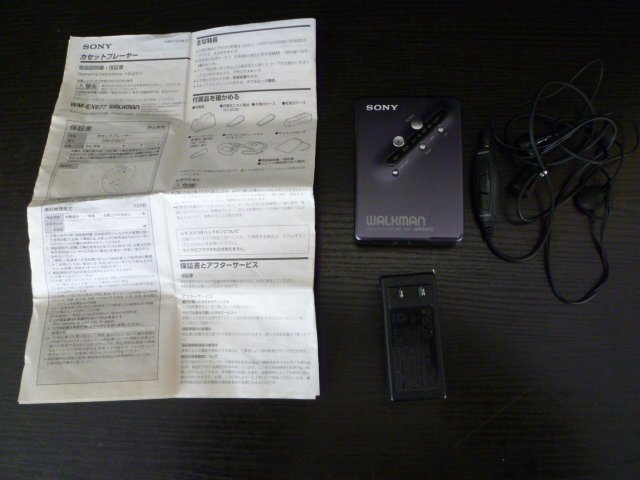 新作入荷，品質保証 ESA-53827-45 SONY ソニー WALKMAN ウォークマン カセットプレーヤー WM-EX677 GLOOVE(再生専用)｜売買されたオークション情報、yahooの商品情報をアーカイブ公開 - オークファン 再生専用
