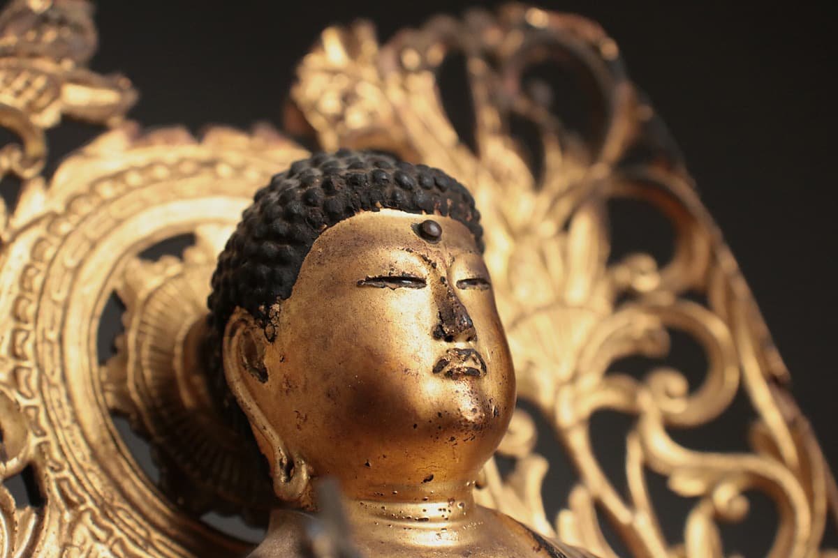 時代 - Yahoo!オークション 流仏教美術 玉眼 五仏教美術 EH629 阿弥陀 