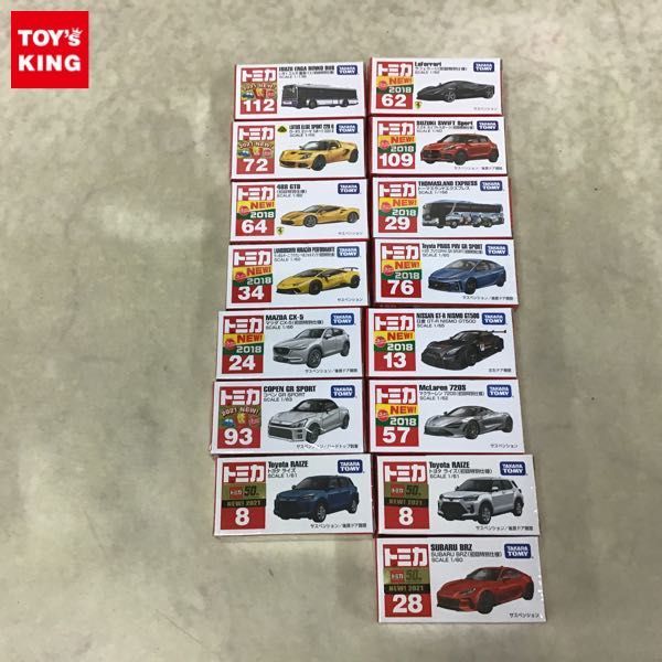 1円〜 未開封 トミカ スバル BRZ 初回特別仕様、トヨタ ライズ 等