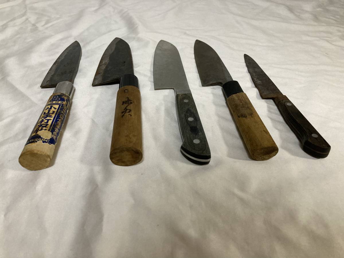 日本製 関産 関龍作ステンレス包丁 5本セット ¥27.500 日本製