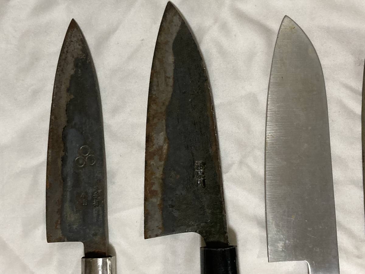 日本製 関産 関龍作ステンレス包丁 5本セット ¥27.500 日本製