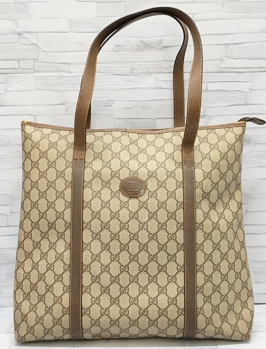 大人気，SALE 1000円スタート グッチ GUCCI GG柄 ヴィンテージ 156.02.110 トートバッグ レザー PVC ブラウン系 レディース メンズ(その他)｜売買されたオークション情報、yahooの商品情報をアーカイブ公開 - オー かばん、バッグ