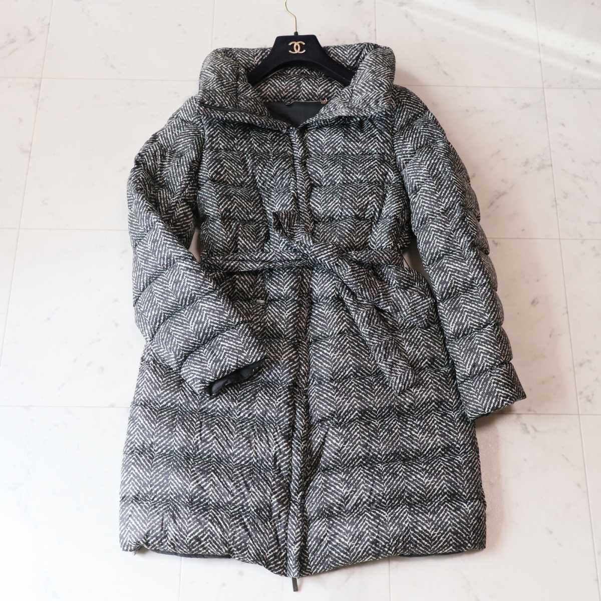マックスマーラ Max Mara weekend★ベルト付き ロングダウンコート size 40