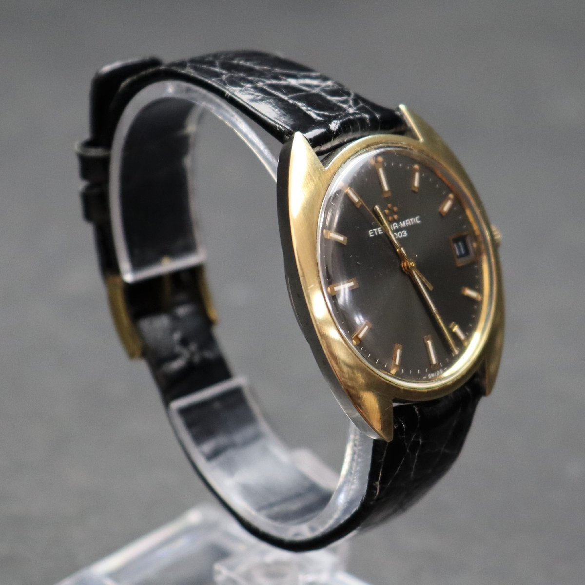 ETERNA MATIC エテルナ マチック 3003 自動巻き グレー文字盤 スイス製 