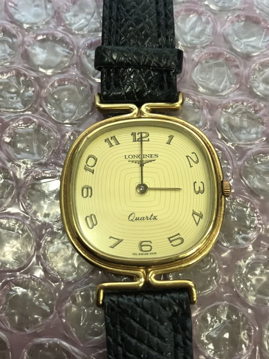LONGINES ロンジン 腕時計 クォーツ 中古現状品 動作未確認 (60s
