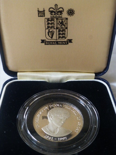 ダイアナ妃 / メモリアル・メダル / コレクション出品 ☆ スターリング