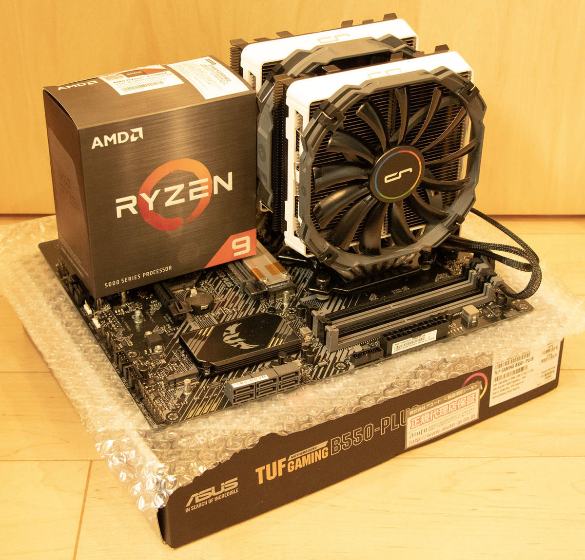 □□ AMD Ryzen 9 5900X ASUS TUF GAMING B550-PLUS CRYORIG R1 