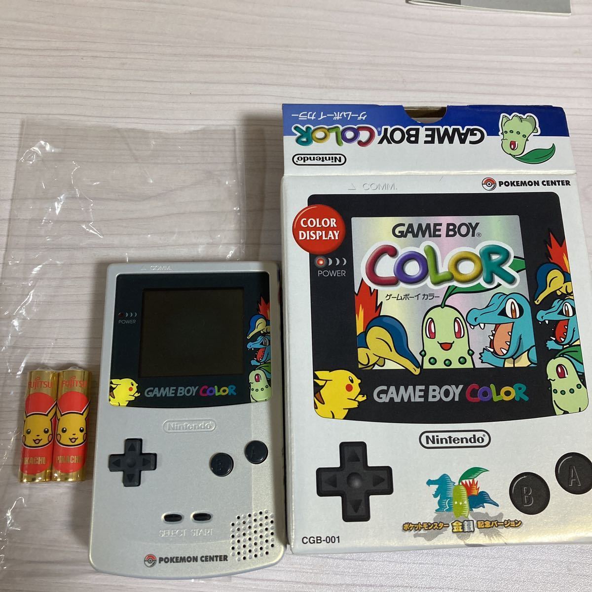 GB 任天堂 ゲームボーイカラー ポケットモンスター金銀記念バージョン 