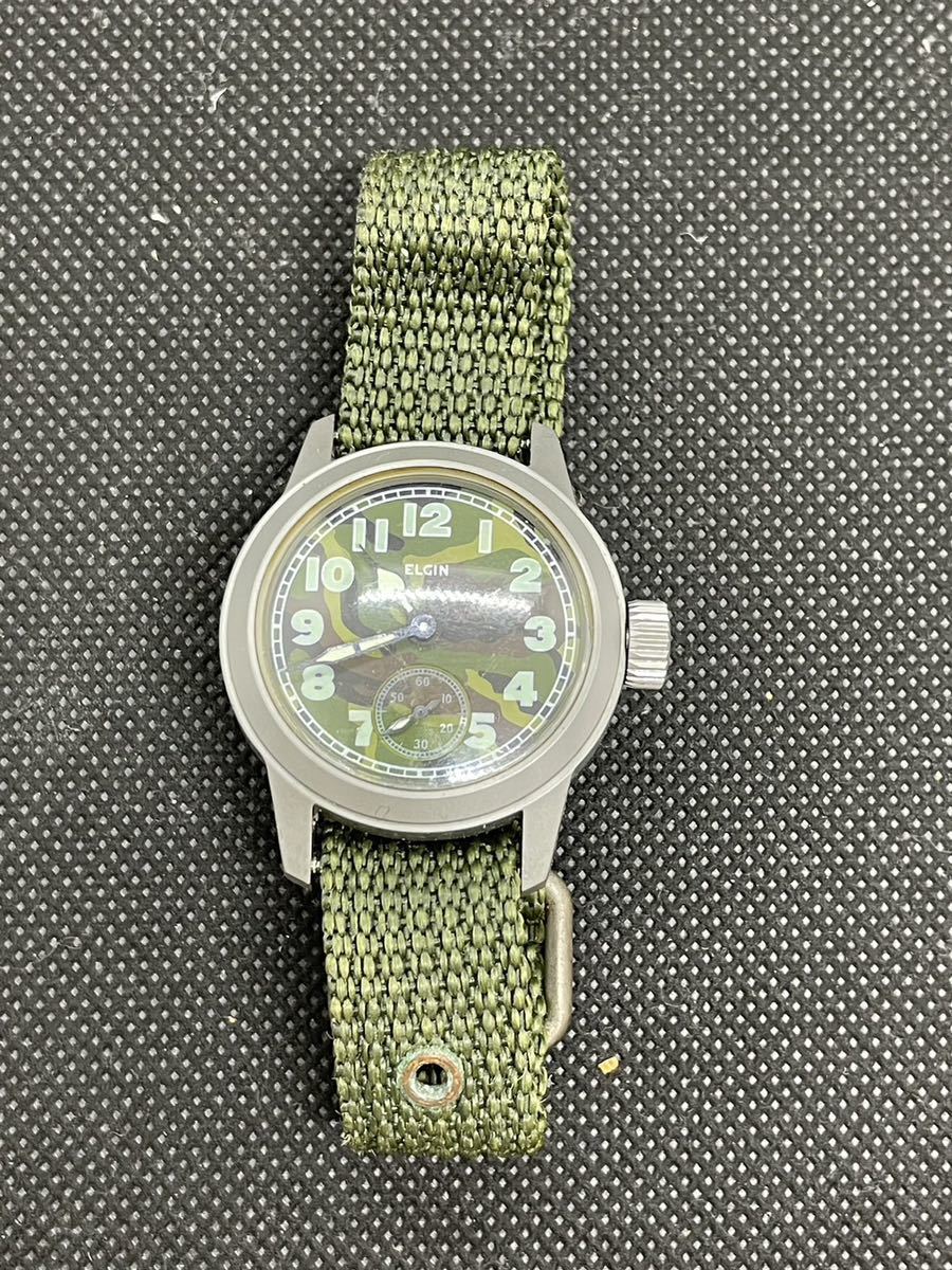 ELGIN エルジン 腕時計【TYPE A-554】 M-027 動作未確認 現状不動 中古