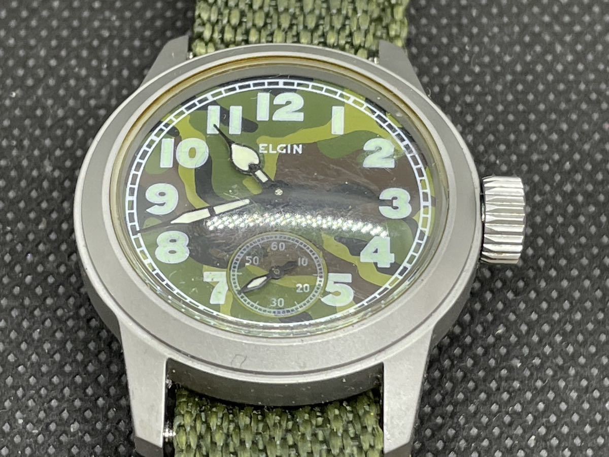 ELGIN エルジン 腕時計【TYPE A-554】 M-027 動作未確認 現状不動 中古