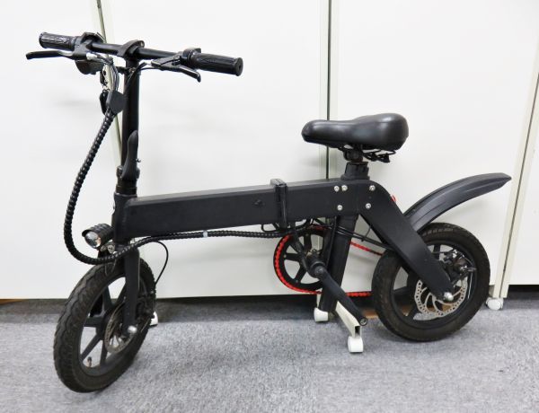 直引き限定S068☆折り畳み式 電動自転車 詳細不明 バッテリー/充電器 