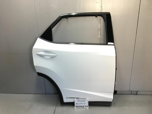 レクサス RX GYL25W 右リアドア 良品 ガラス 内張り付 AGL GGL 20 前期 RX450H Fスポーツ 083 67003-48190 1E1 008545