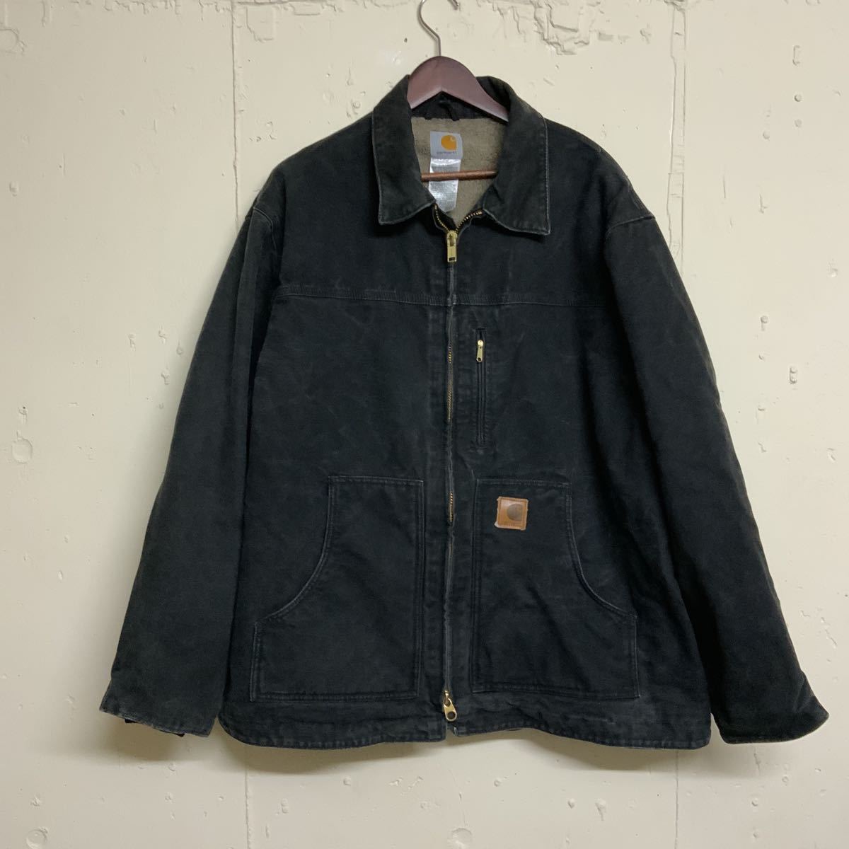 人気，高品質 carhartt カーハート ワークジャケット黒色ブラック古着メキシコ製2XL REGULAR(ジャンパー、ブルゾン)｜売買されたオークション情報、yahooの商品情報をアーカイブ公開 - オークファン 男性用