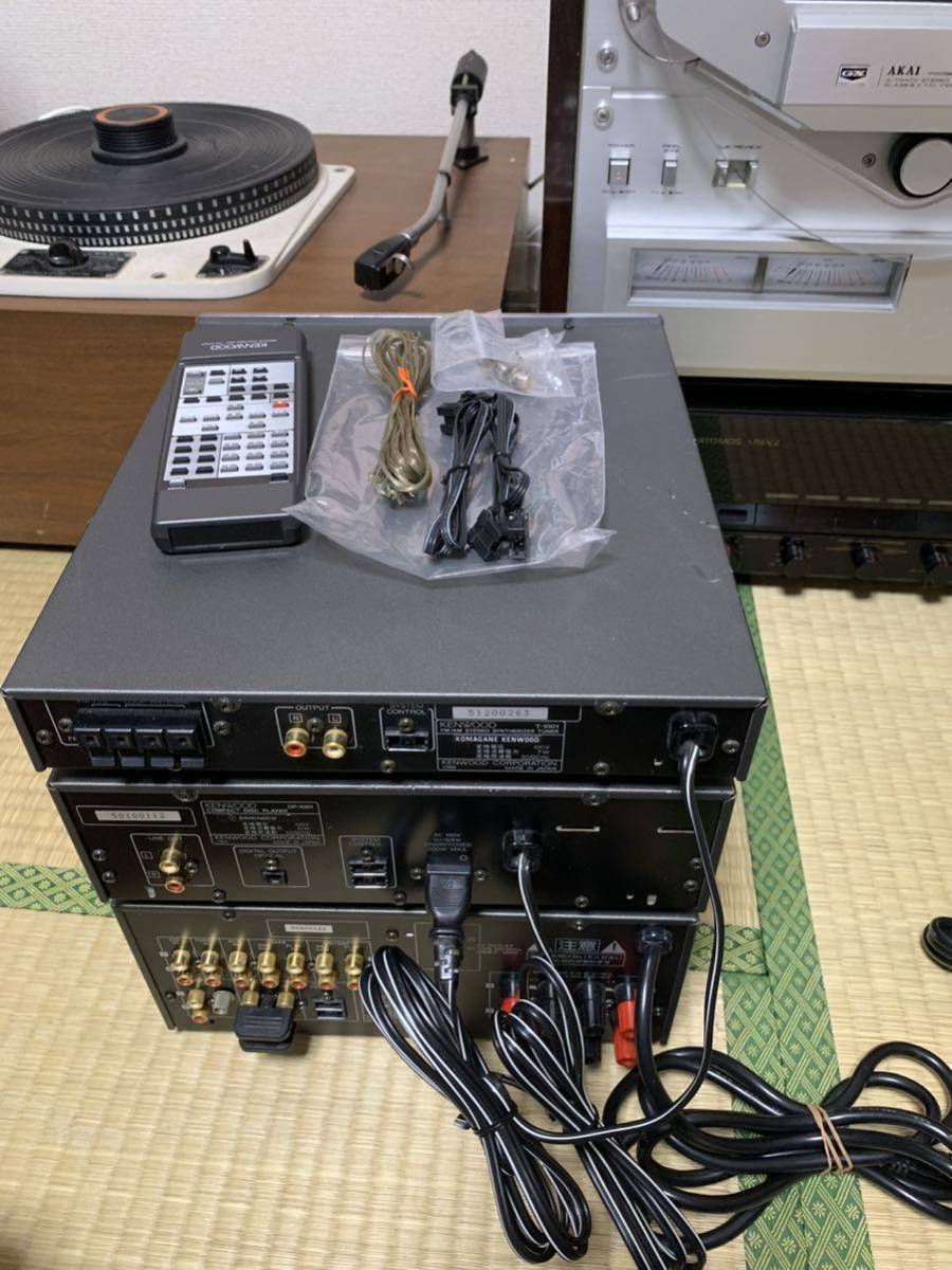 KENWOOD KAF-7002 DP-1001 アンプ CDプレーヤー KENWOOD KAF-7002 DP