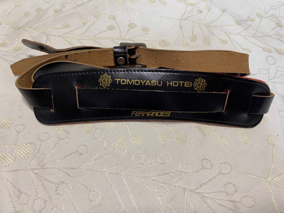 美品！FERNANDES 布袋寅泰モデル ギターストラップ フェルナンデス G柄