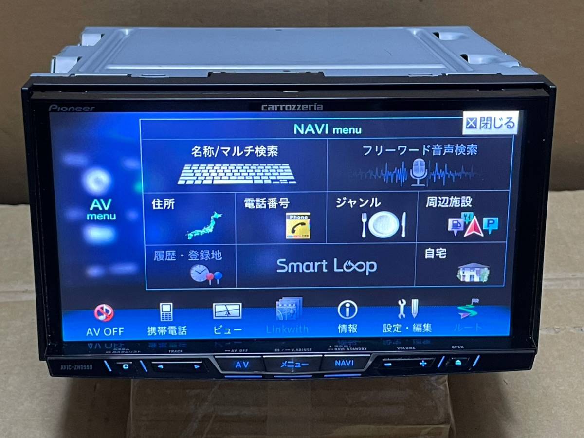 AVIC-ZH0999 サイバーナビ フルセグ Bluetooth DVD USB x2 HDMI 