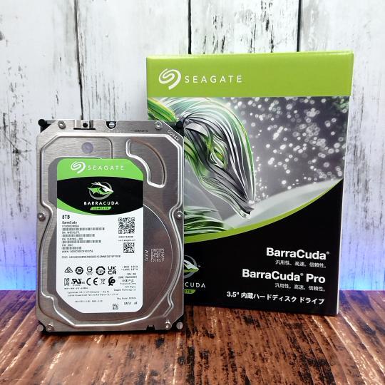 正常判定】Seagate HDD 3.5インチ 8TB 使用時間 10922 時間