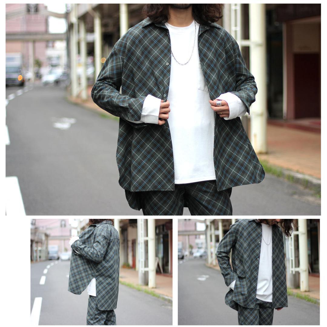SHINYA KOZUKA シンヤコヅカ 変形チェックシャツ 19AWコレクション L