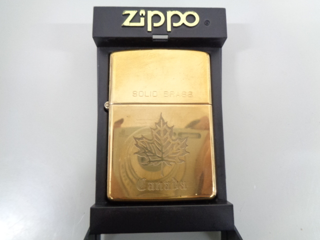 新品 未使用品 Zippo ジッポ SOLID BRASS ソリッド ブラス 1932 1991 