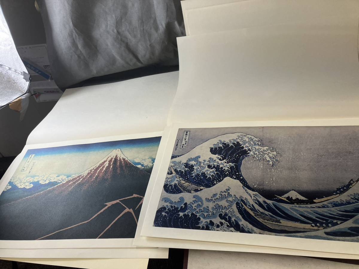 セール，人気 共同通信社 北斎画 廣重画 風景版画役物集 昭和54