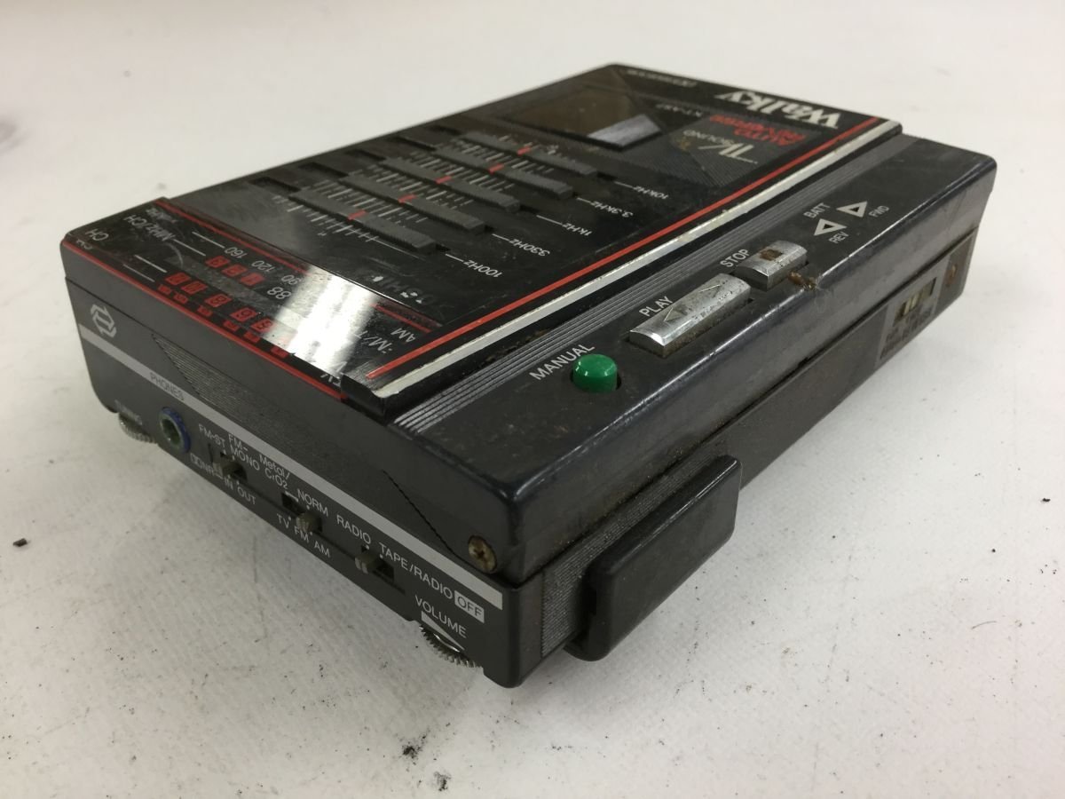 TOSHIBA KT-AS7 東芝 Walky TV/AM/FM ポータブルカセットプレーヤー