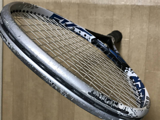 中古YONEX テニスラケット ソフト 軟式 エフレーザー5V FLR5V F-LASER 5V