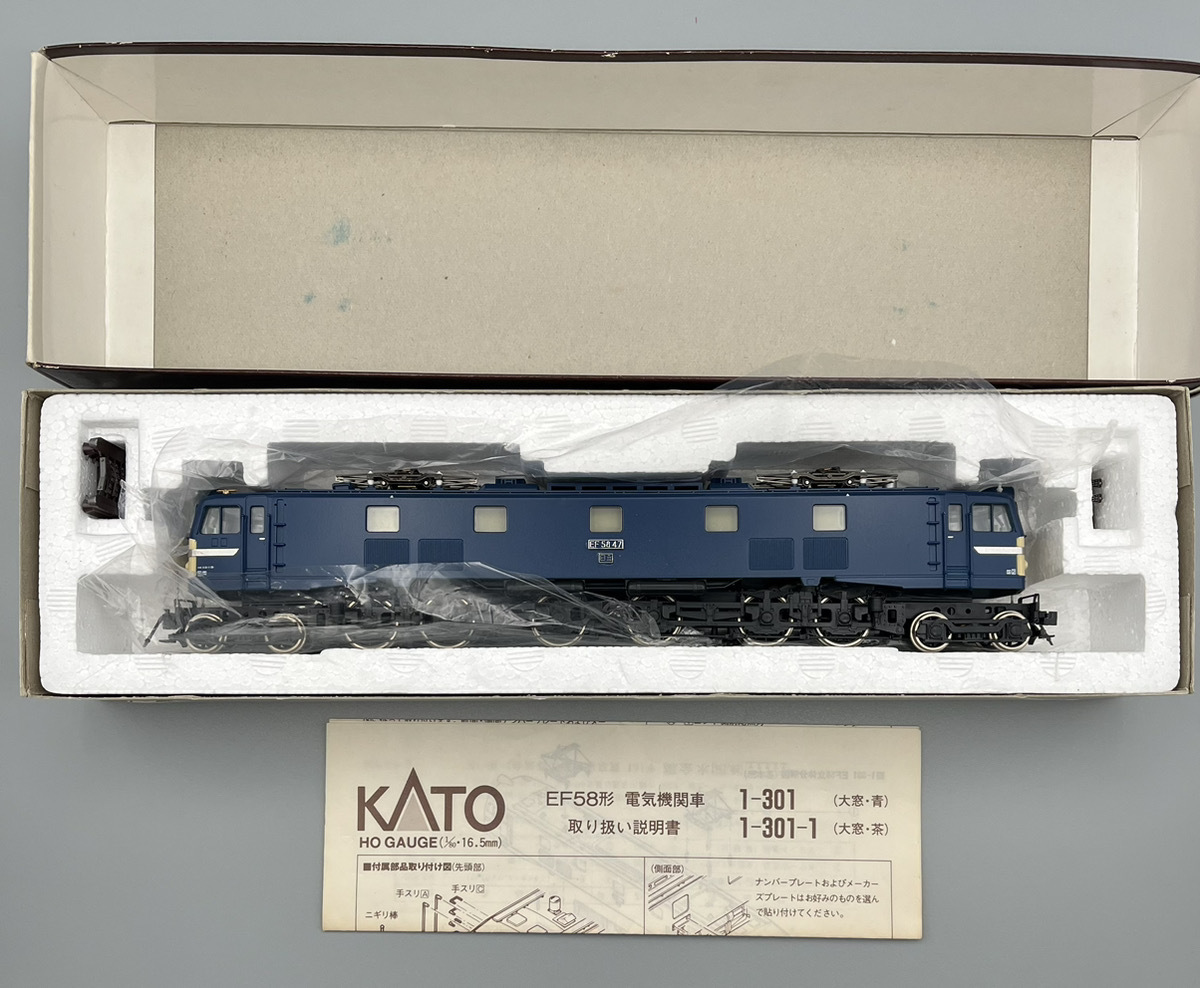 KATO EF58 1-301 アオ HOゲージ 鉄道模型 ブルー カトー HO 大窓 Yahoo