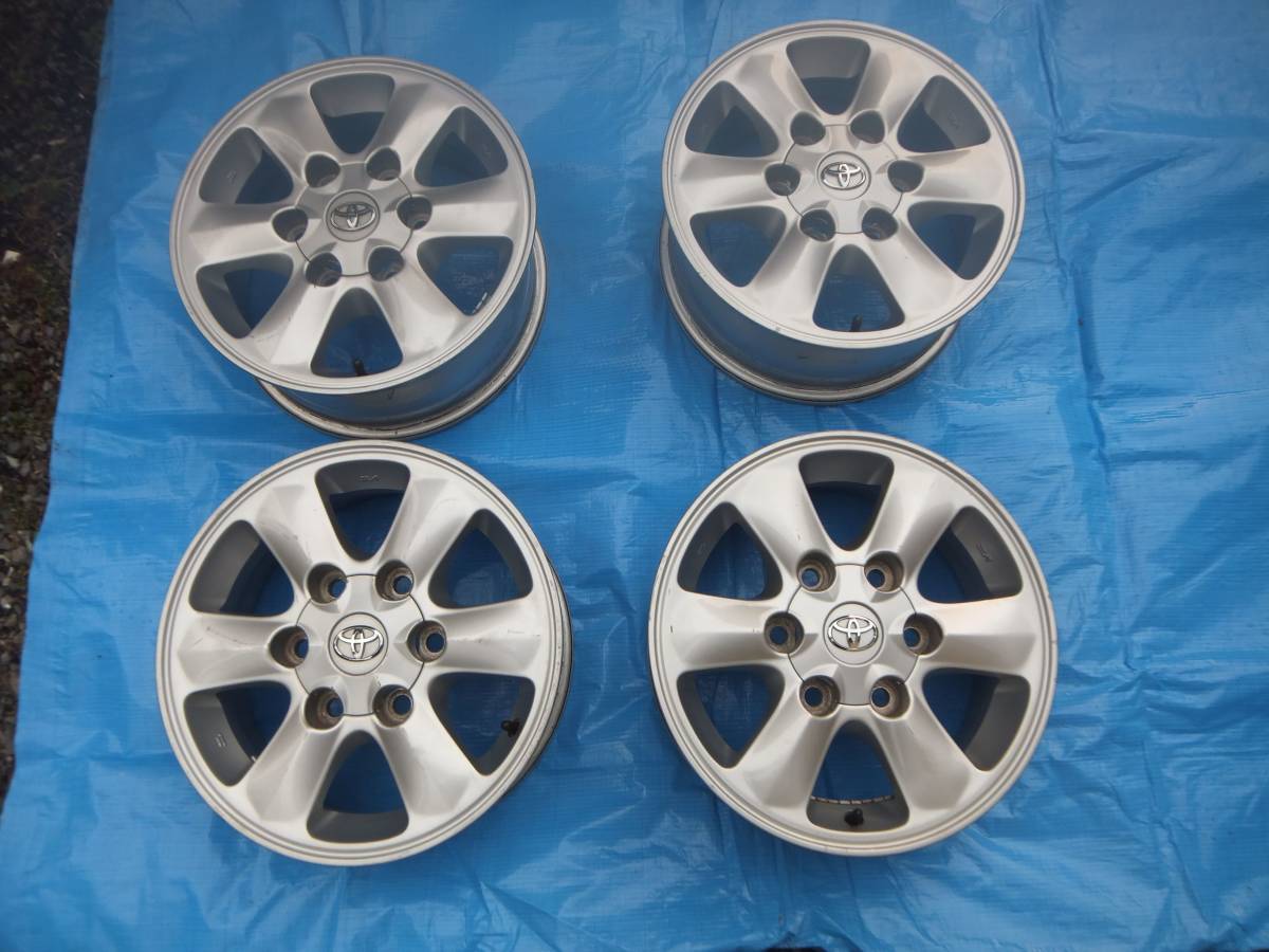 トヨタ ハイエース200系純正 アルミホイール 4本 ハイエース 200系 4本