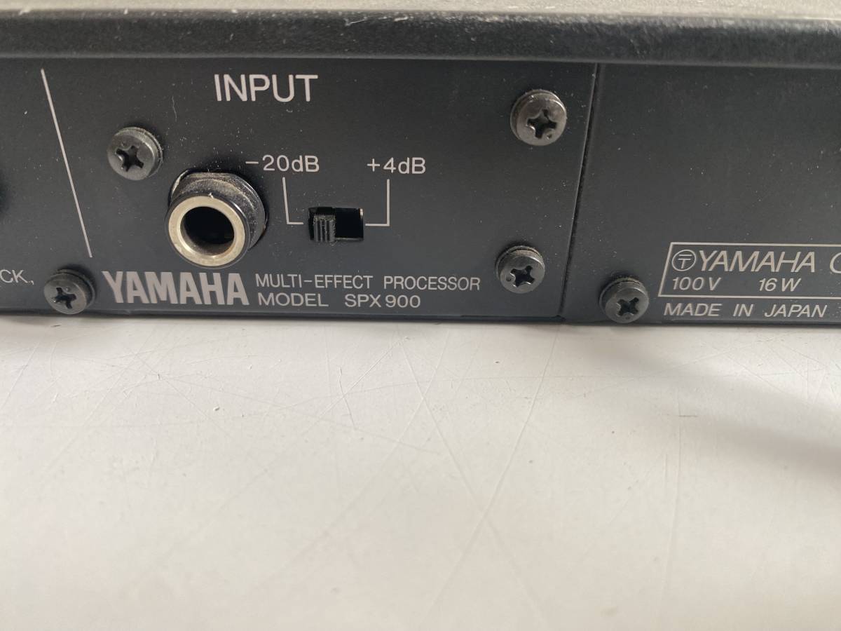 YAMAHA SPX900 マルチエフェクター spx-900」の落札相場・落札価格
