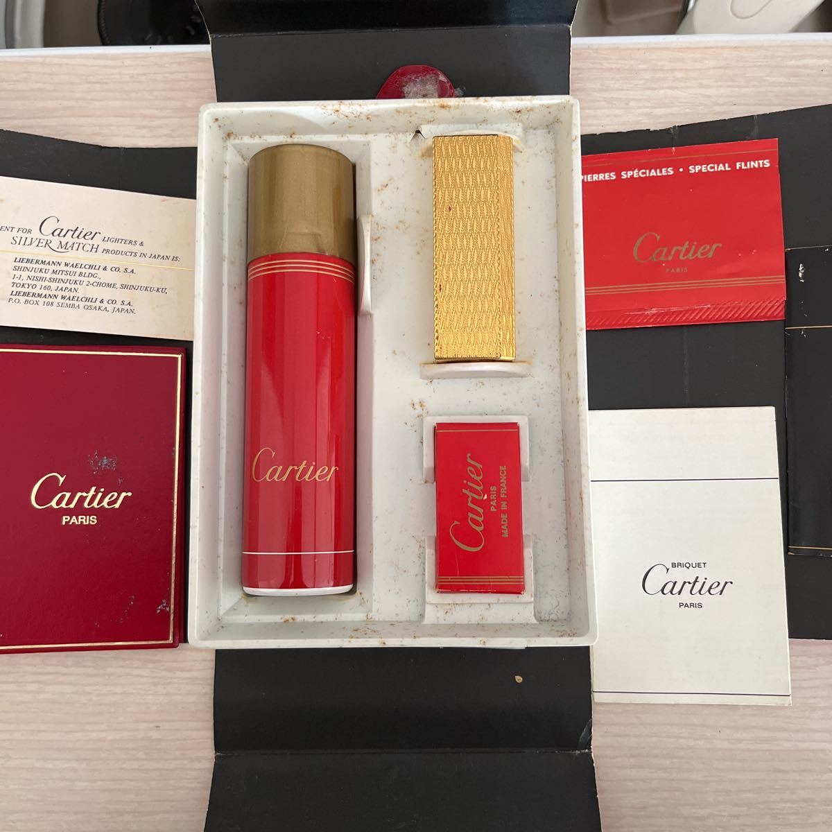 Cartier カルティエ ガスライター ライター 喫煙具 喫煙 must 1円 