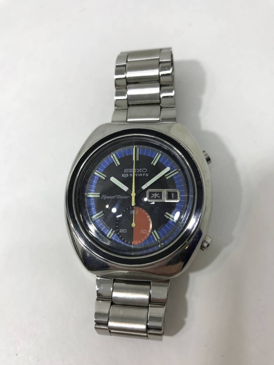 SEIKO】セイコー 5スポーツ スピードタイマー デイデイト【6139-8002 
