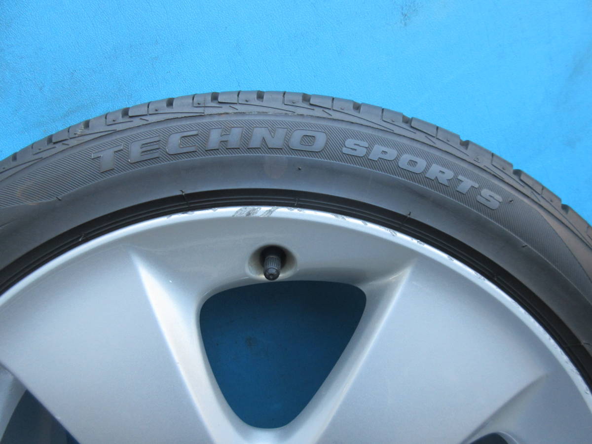 215/45R17 91V BS テクノスポーツ　プリウス純正アルミ付き　20年８週　バリ山　１本 SPORTS TECHNO BRIDGESTONE | スタッドレスタイヤ&amp;ホイール4本セット BRIDGESTONE(ブリヂストン)のタイヤの