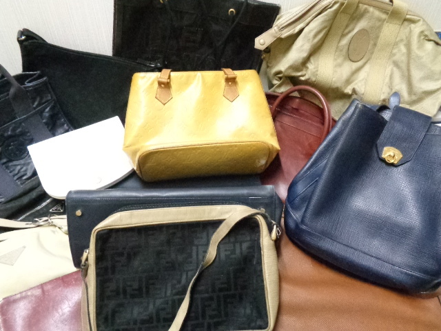 【状態悪】 ブランドバッグ おまとめ ヴィトン、グッチ、フェンディ、カルティエ、プラダ、ディオール、サンローランなど
