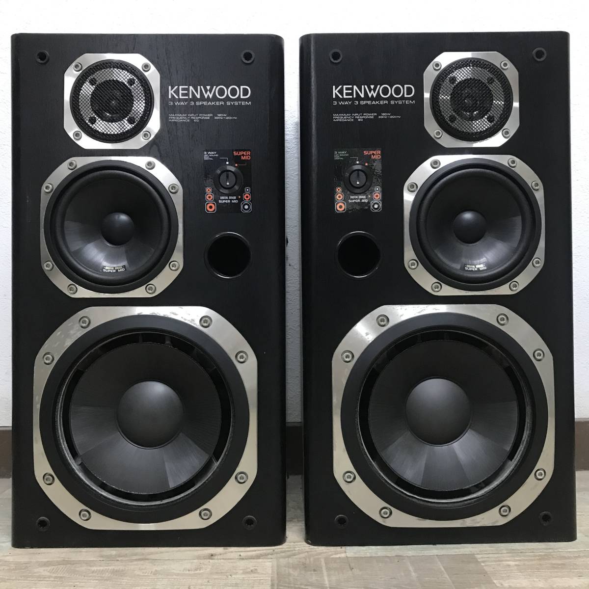 スピーカー ケンウッド ペア - KENWOOD 3Way 3way Yahoo!オークション