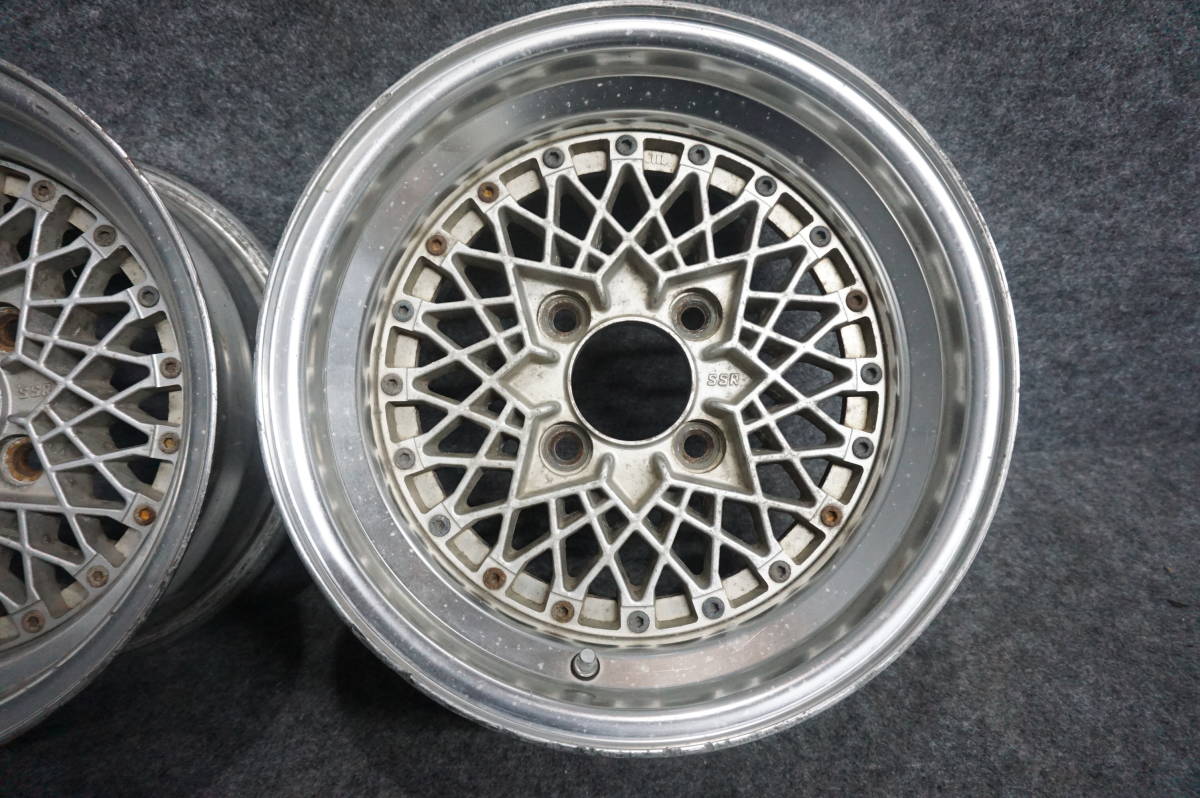 2本 SSR フォーミュラメッシュ 14インチ7.5J＋0 スピードスター 旧車 