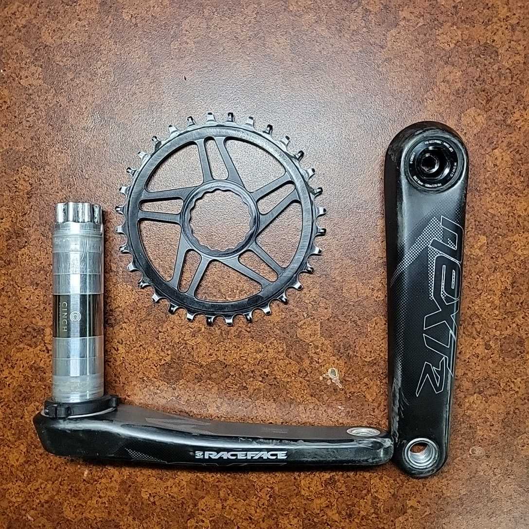 RACEFACE NEXT R カーボンクランク BOOST 　CINCH パワーメーター　175mm 32T MTB