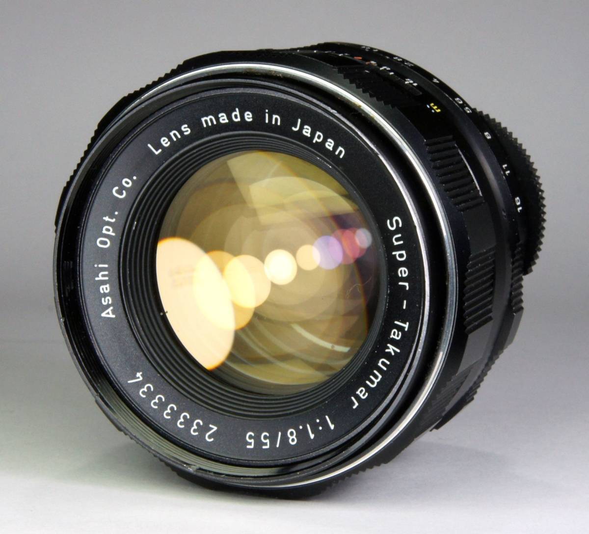 分解整備・実写確認済Super-Takumar 55mm F1.8 オールドレンズビギナー