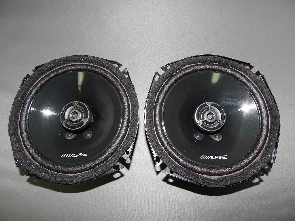 ALPINE 17cmコアキシャルスピーカー ツイーター付き STE-G170C