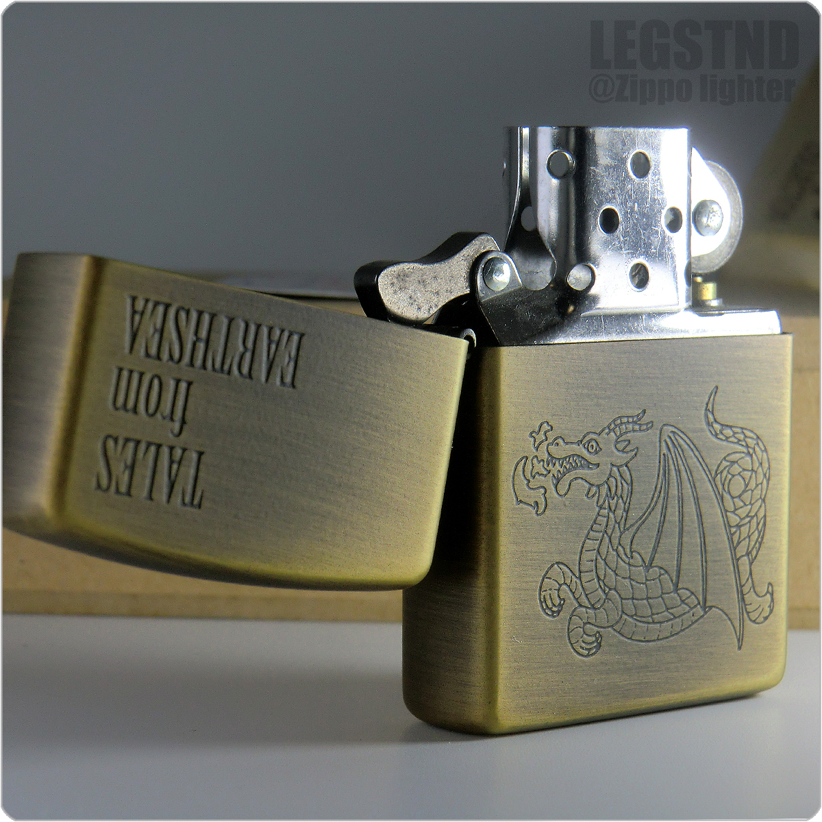 真鍮 2006 ゲド戦記 Zippo 竜の壁画 NZ-16 Tales from Earthsea 