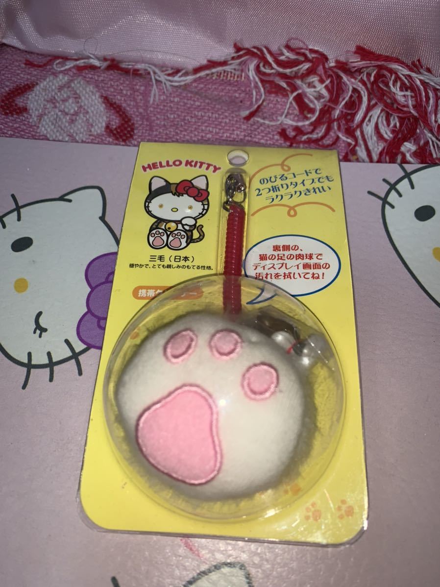 激レア ハローキティ 世界のネココレクション 携帯クリーナー 3点 #12