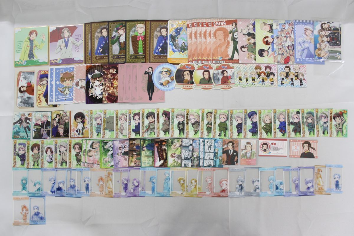 P00】ヘタリア アメリカ 他 カード ブロマイド 他 まとめ大量グッズセット品